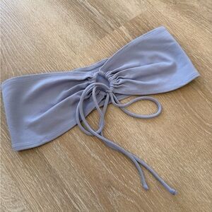 Lavender Strapless Bandeau Top